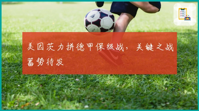 美因茨力拼德甲保级战，关键之战蓄势待发