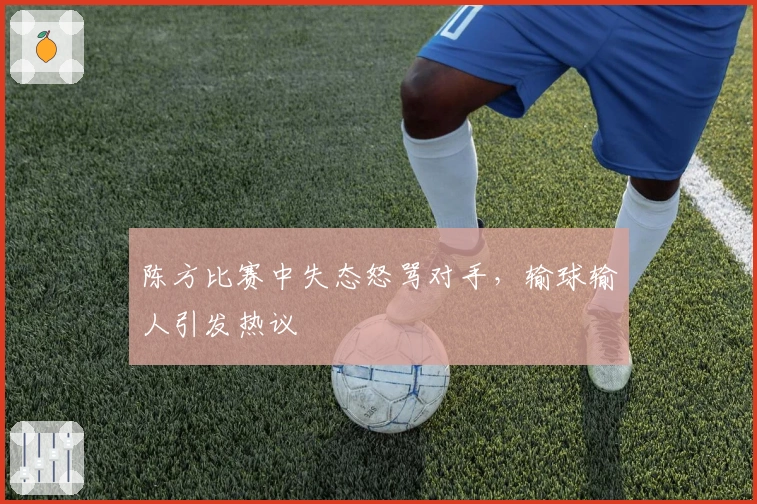 陈方比赛中失态怒骂对手,输球输人引发热议